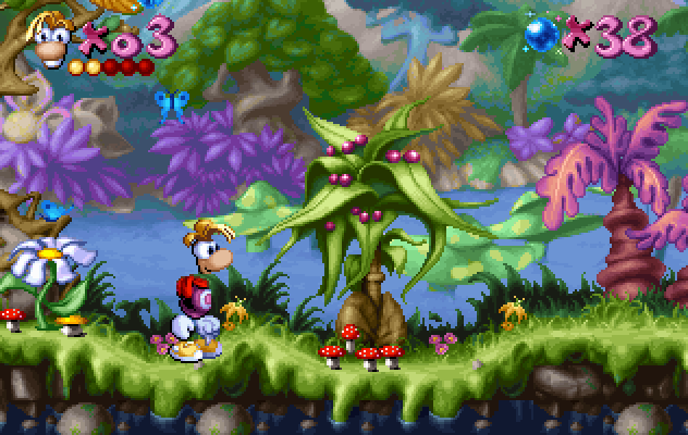 Capture d'écran du jeu vidéo Rayman