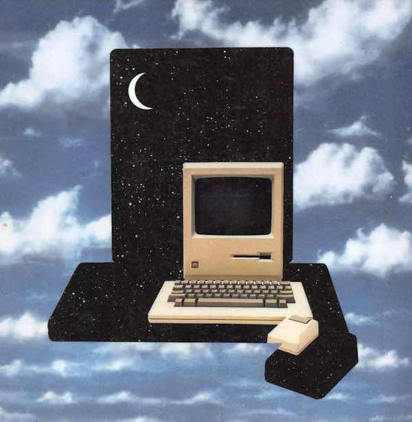 Couverture du livre « Introduction to Macintosh Pascal » (1985) inspirée de Magritte